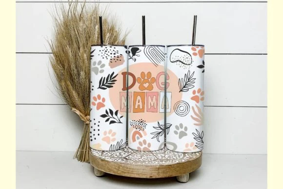 Boho Chic Dog Mama 20oz Tumbler - Stylish Insulated Drinkware for Pet Lovers 🌿🐾
